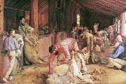 Tom roberts Shearing the Rams oil painting reproduction